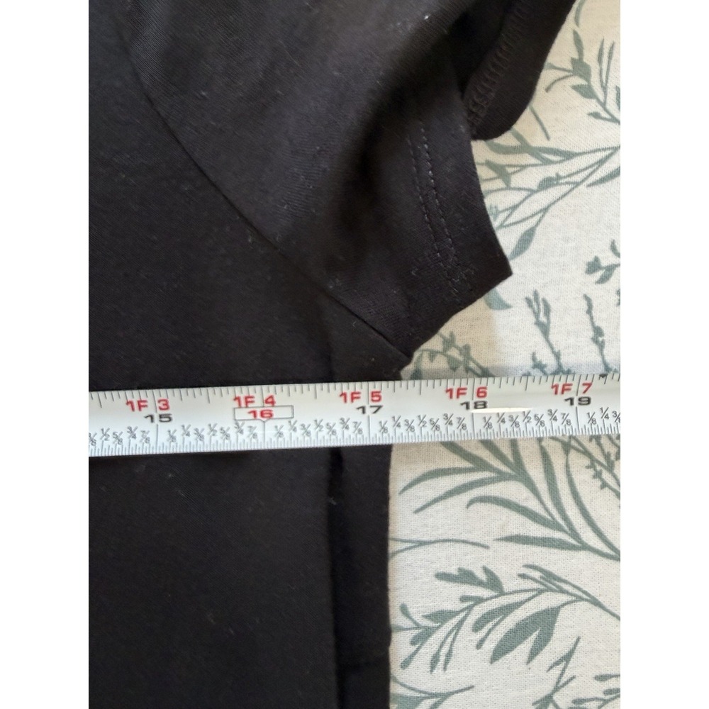 Olive & Oak Tie Waist Dress Medium Short Sleeve Stretch Casual Chic - Picture 8 of 9